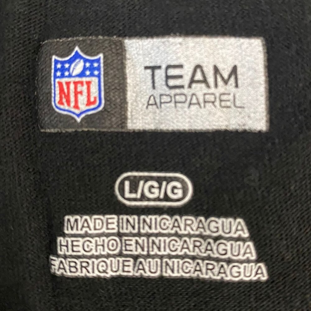 NFL Pittsburgh Steelers Team Apparel Shirt Mens Large Black Football Long Sleeve - Picture 8 of 10